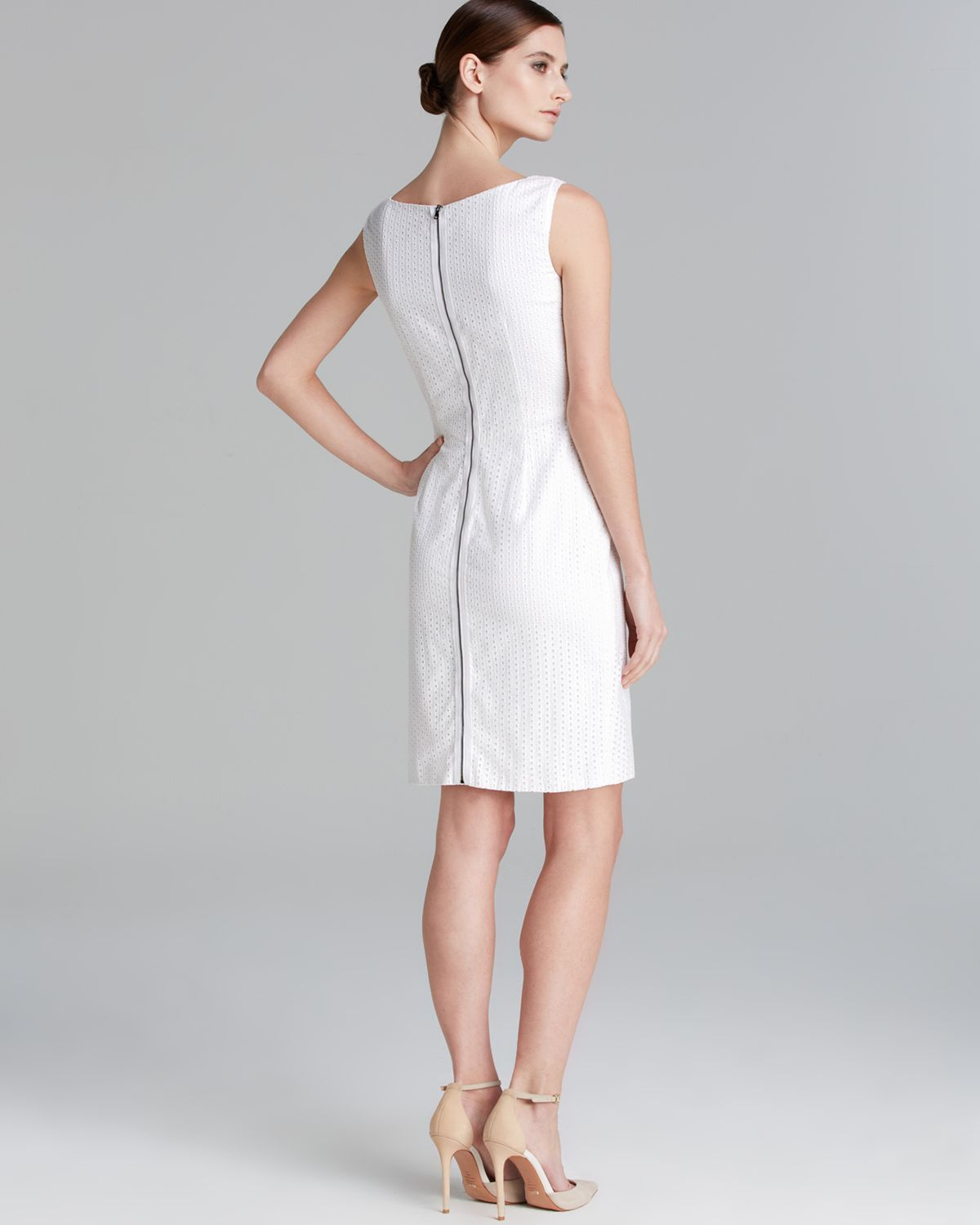 Classic white sheath dress patterns women Tucson Wear to Work Dresses ...