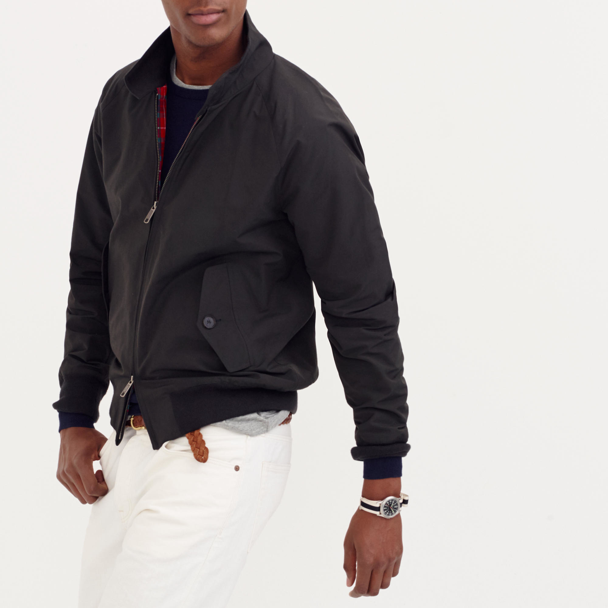 J.crew Baracuta G9 Harrington Jacket in Black for Men Lyst