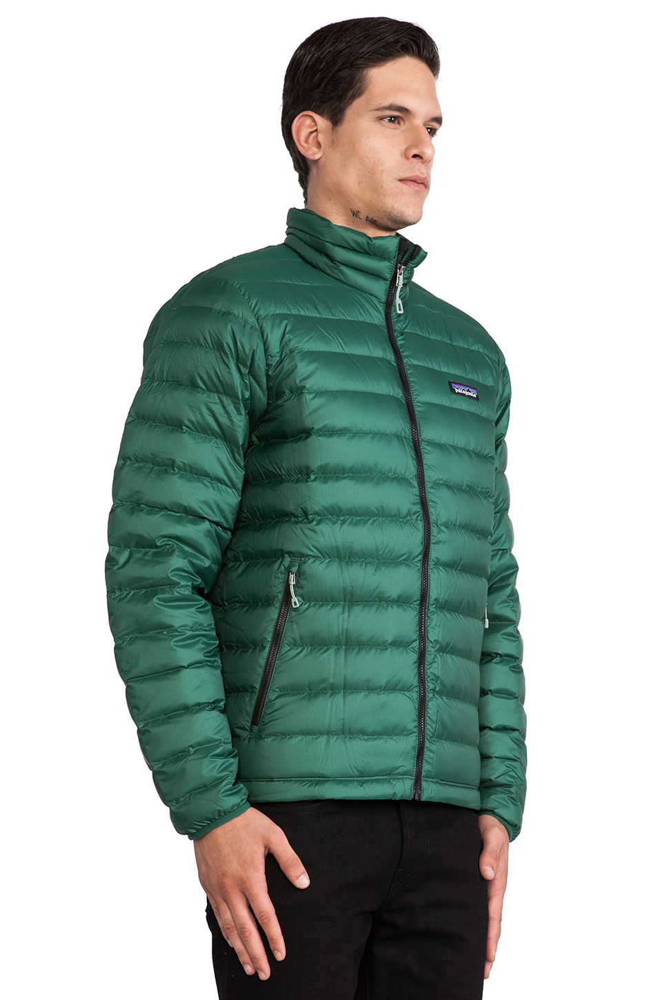 patagonia sweater green