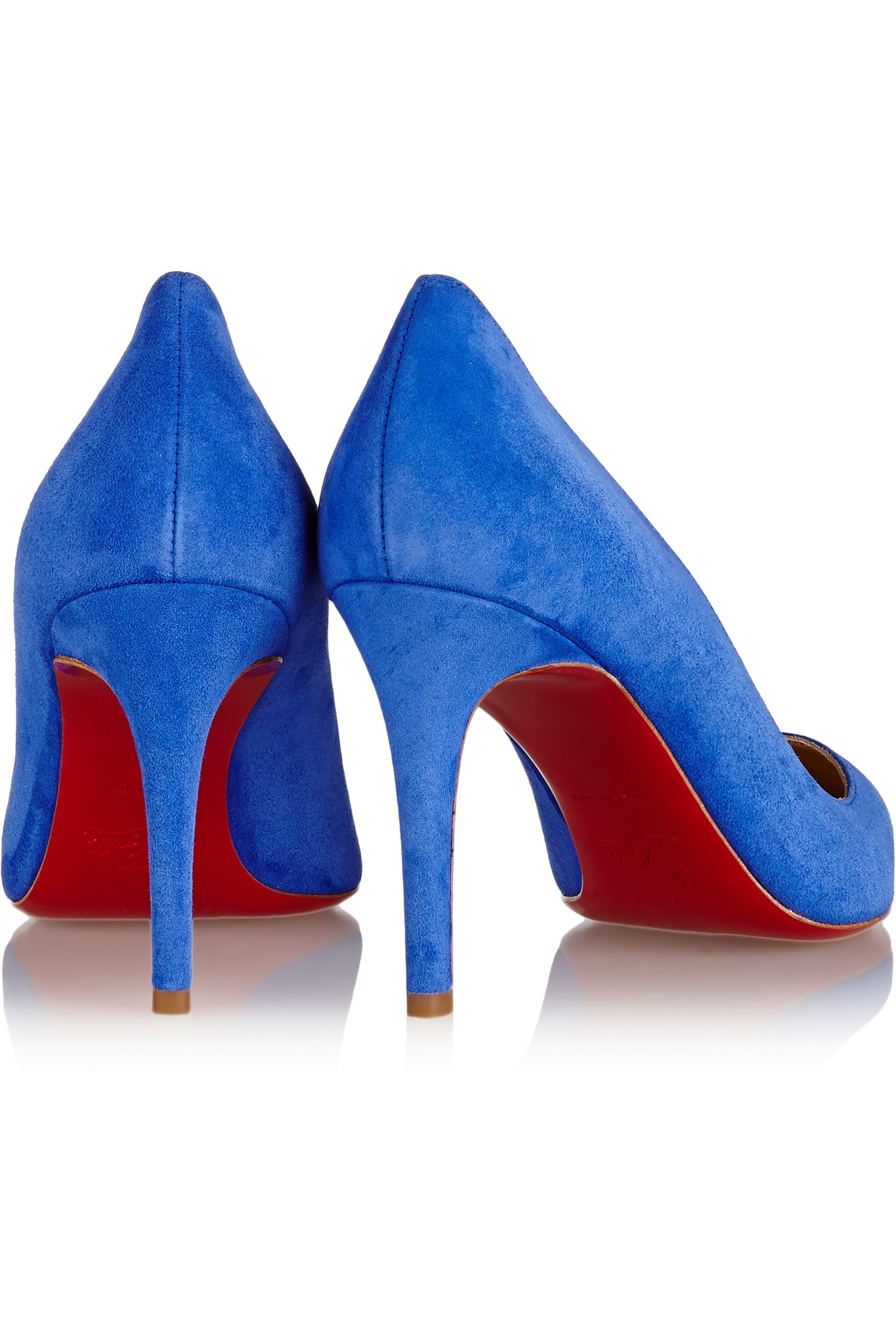 Christian Louboutin Pigalle 85 Suede Pumps in Bright Blue (Blue) - Lyst