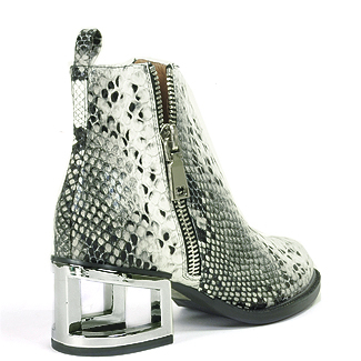 Lyst - Jeffrey Campbell Ankle Bootie in White