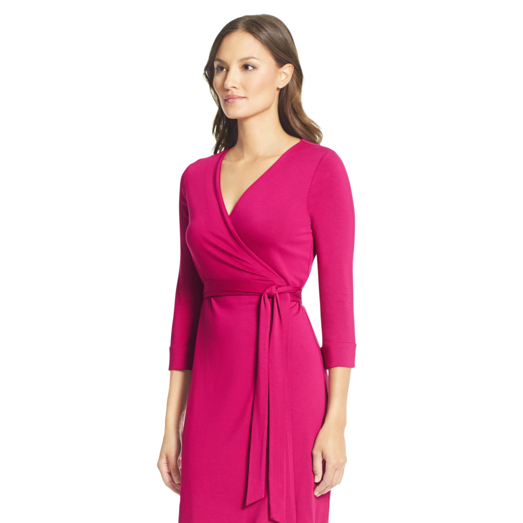 Diane Von Furstenberg New Julian Two Jersey Wrap Dress in Pink (FUSCHIA ...