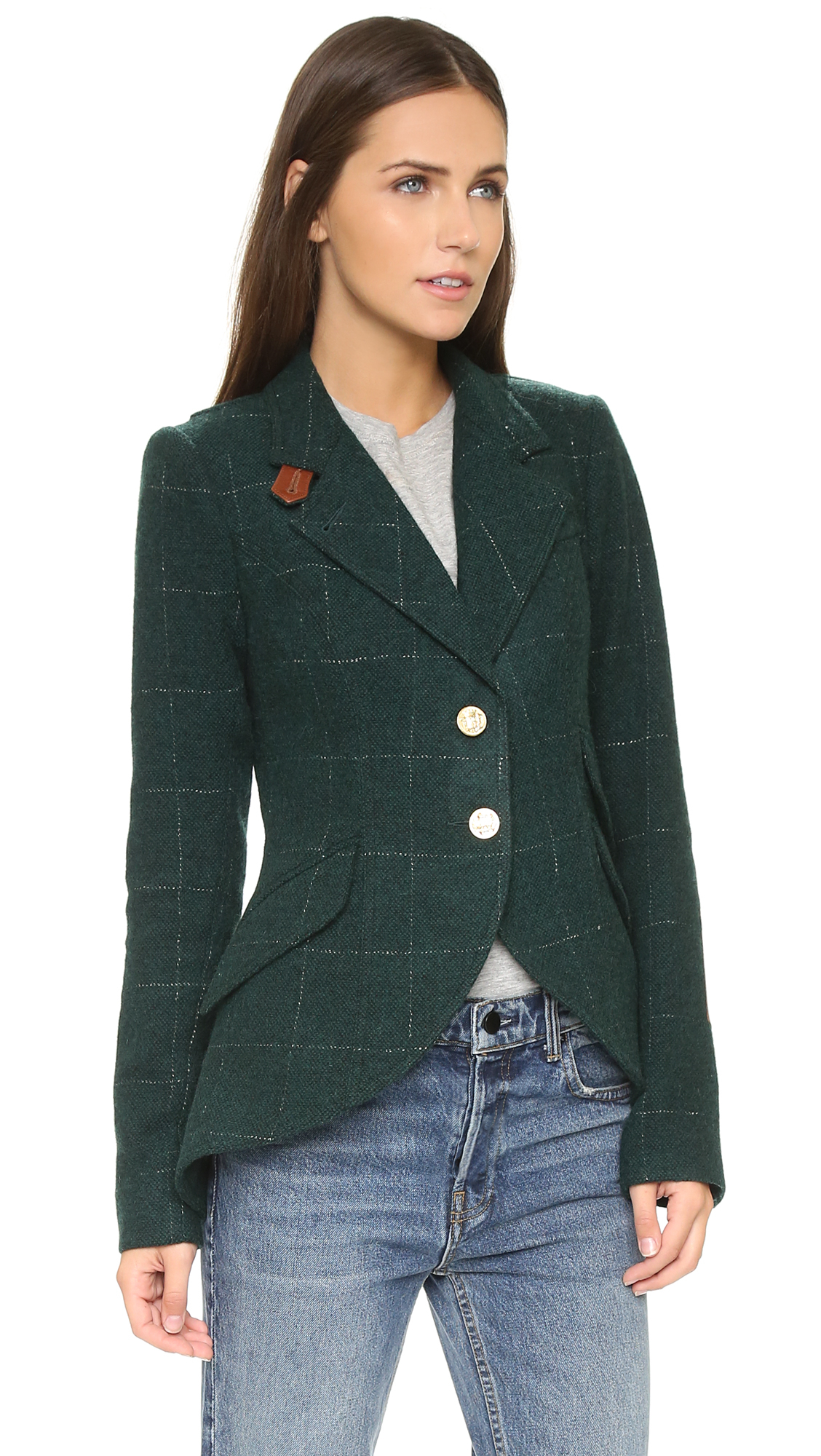Lyst - Smythe Hunting Jacket - Jade W/camel Leather in Green