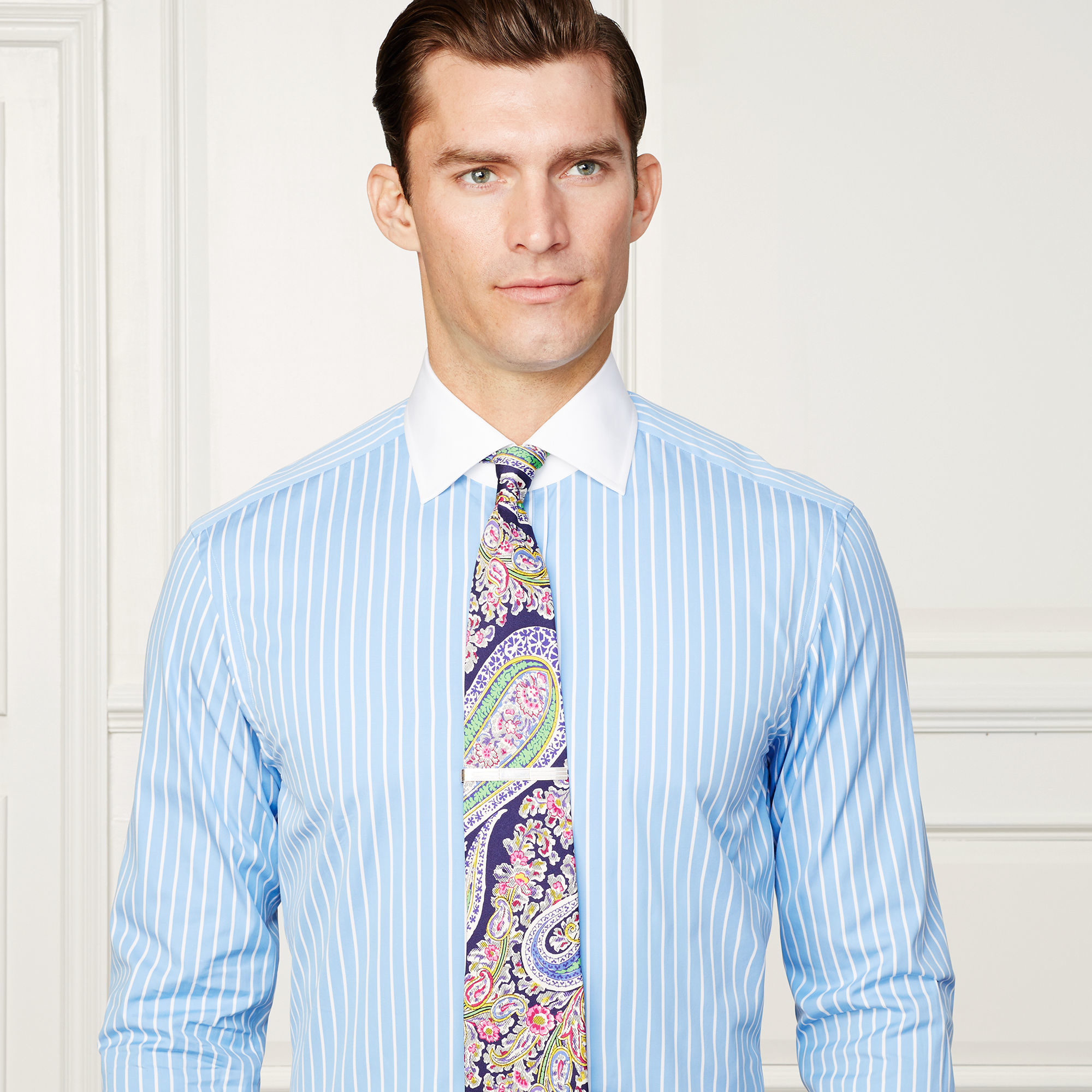 Lyst Ralph Lauren Purple Label Aston French Cuff Dress Shirt In Gallery