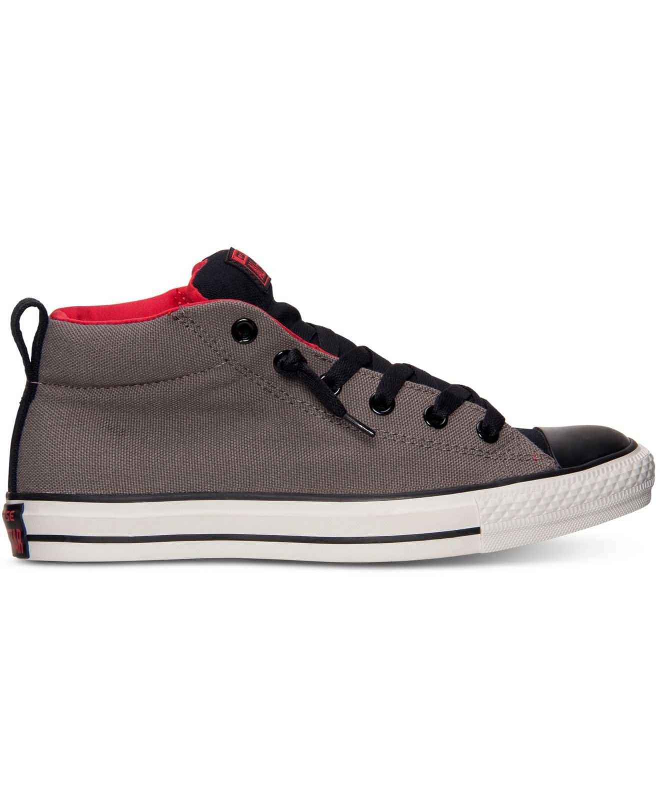 Lyst - Converse Men'S Chuck Taylor Street Mid Casual Sneakers From Finish Line in Gray for Men