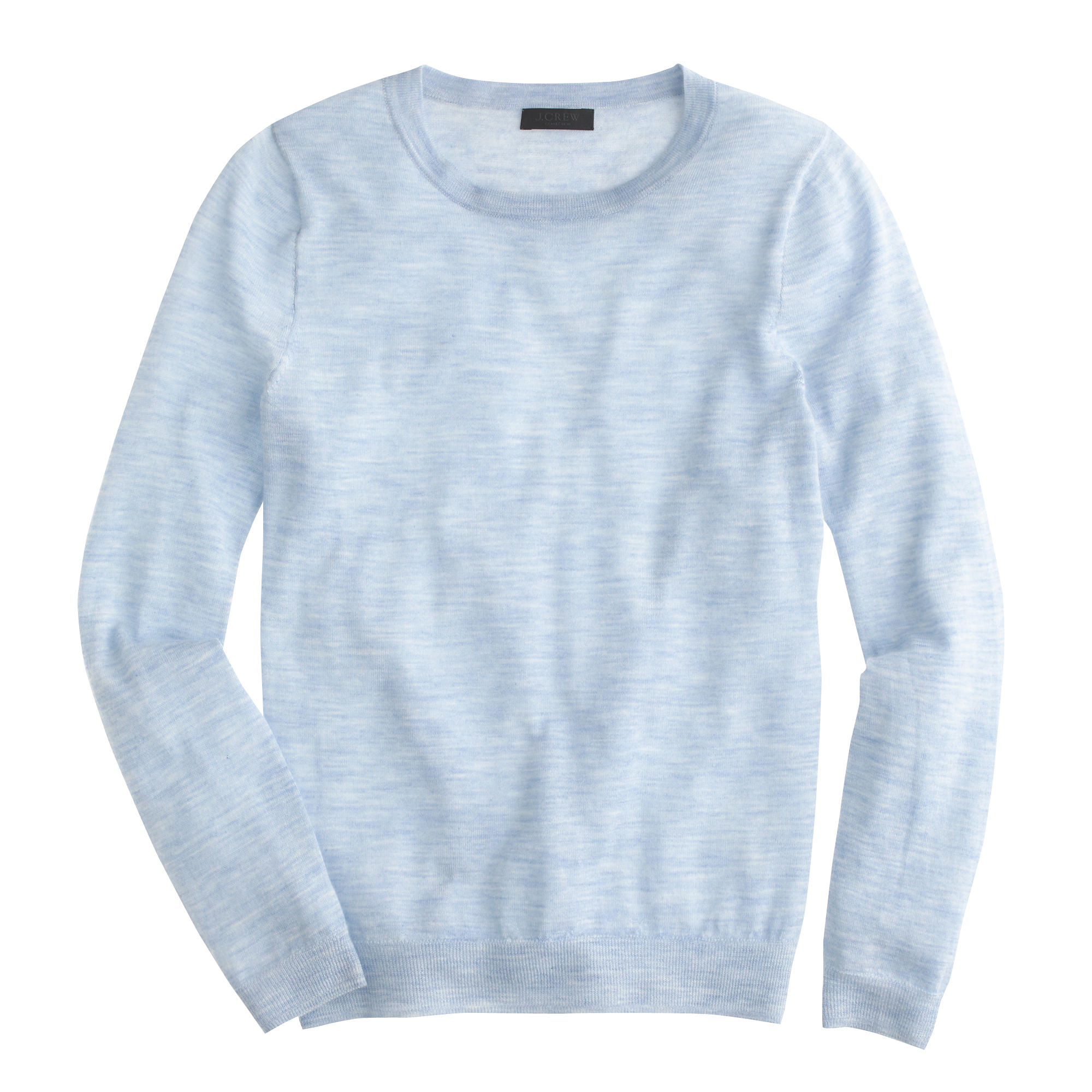 J.crew Italian Featherweight Cashmere Long-sleeve T-shirt in Blue | Lyst