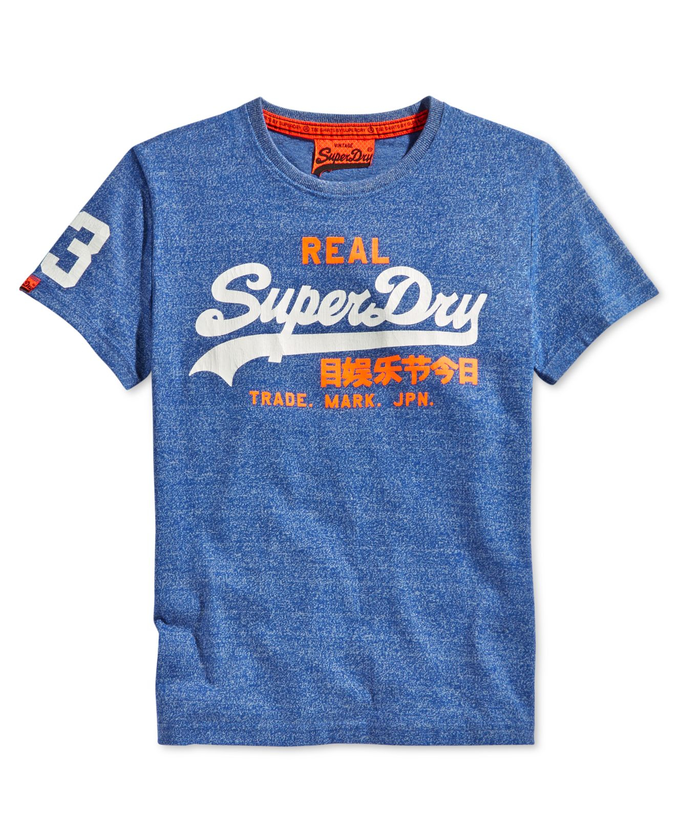 Superdry Men's Vintage Logo Duo Graphic-print T-shirt in Blue for Men ...