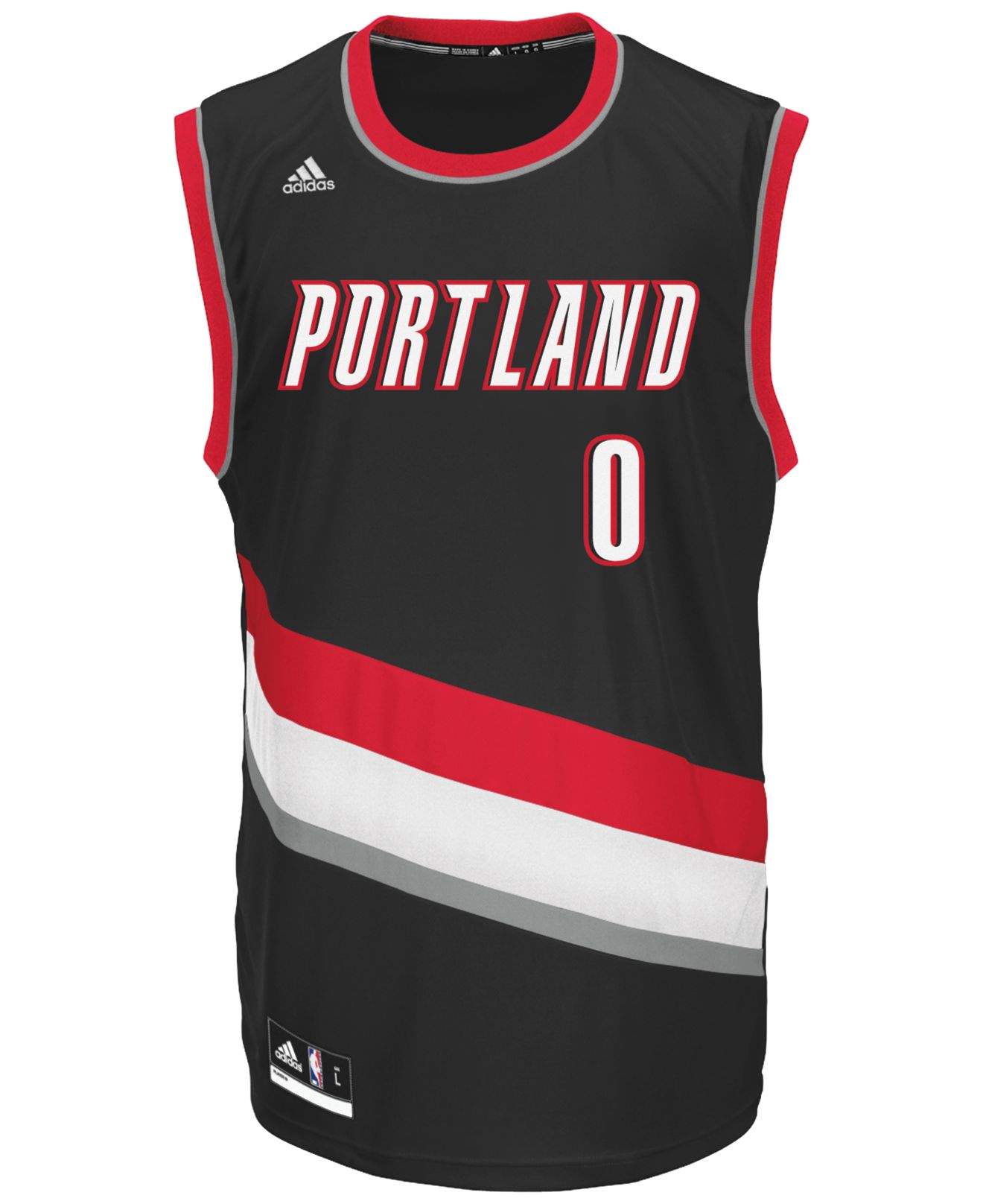 Lyst - Adidas Mens Damian Lillard Portland Trail Blazers Rev 30 Replica ...