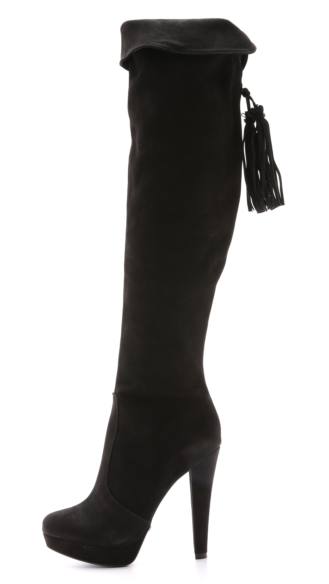 schutz thigh high boots