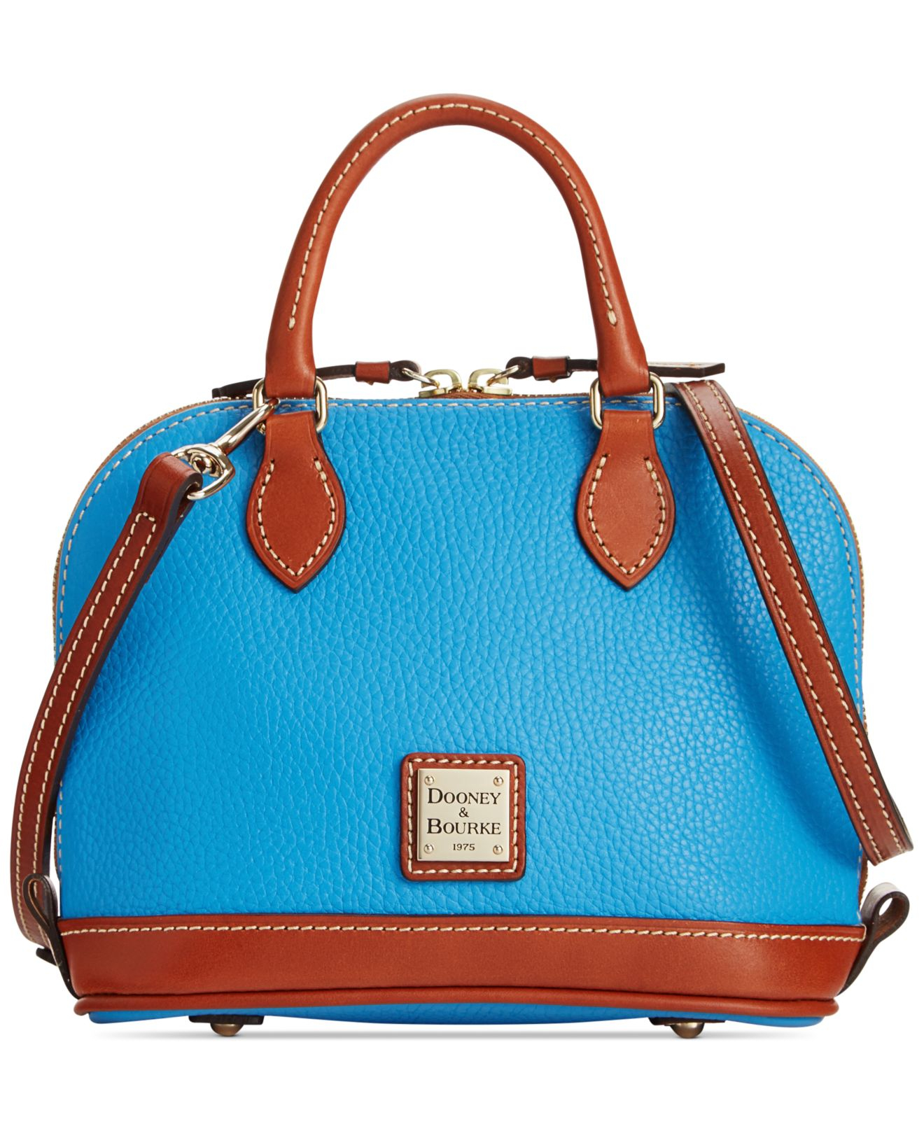 Lyst Dooney Bourke Pebble Bitsy Bag In Blue Gallery