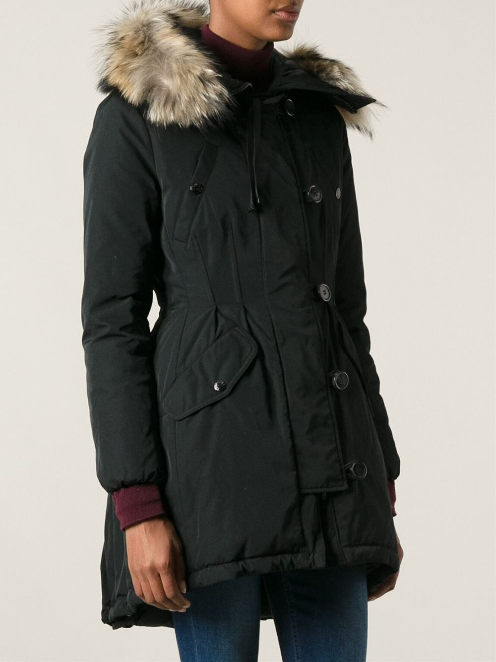 Lyst - Moncler Arrious Padded Parka in Black