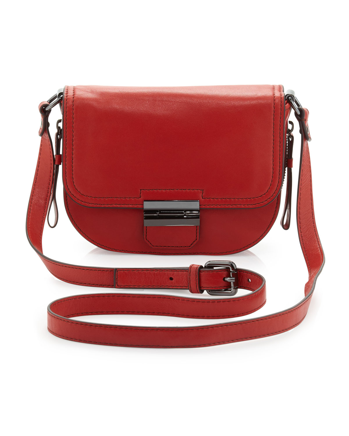Kooba Jaelyn Leather Crossbody Bag Red in Red (null) | Lyst