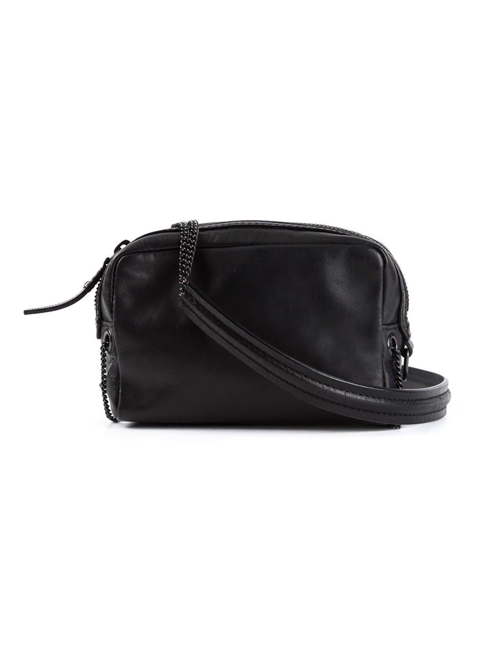 Lyst - Ann Demeulemeester Small Chain Strap Shoulder Bag in Black