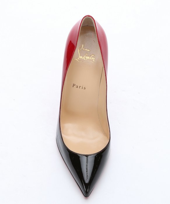 Christian louboutin Red And Black Patent Leather \u0026#39;pigalle Follies ...