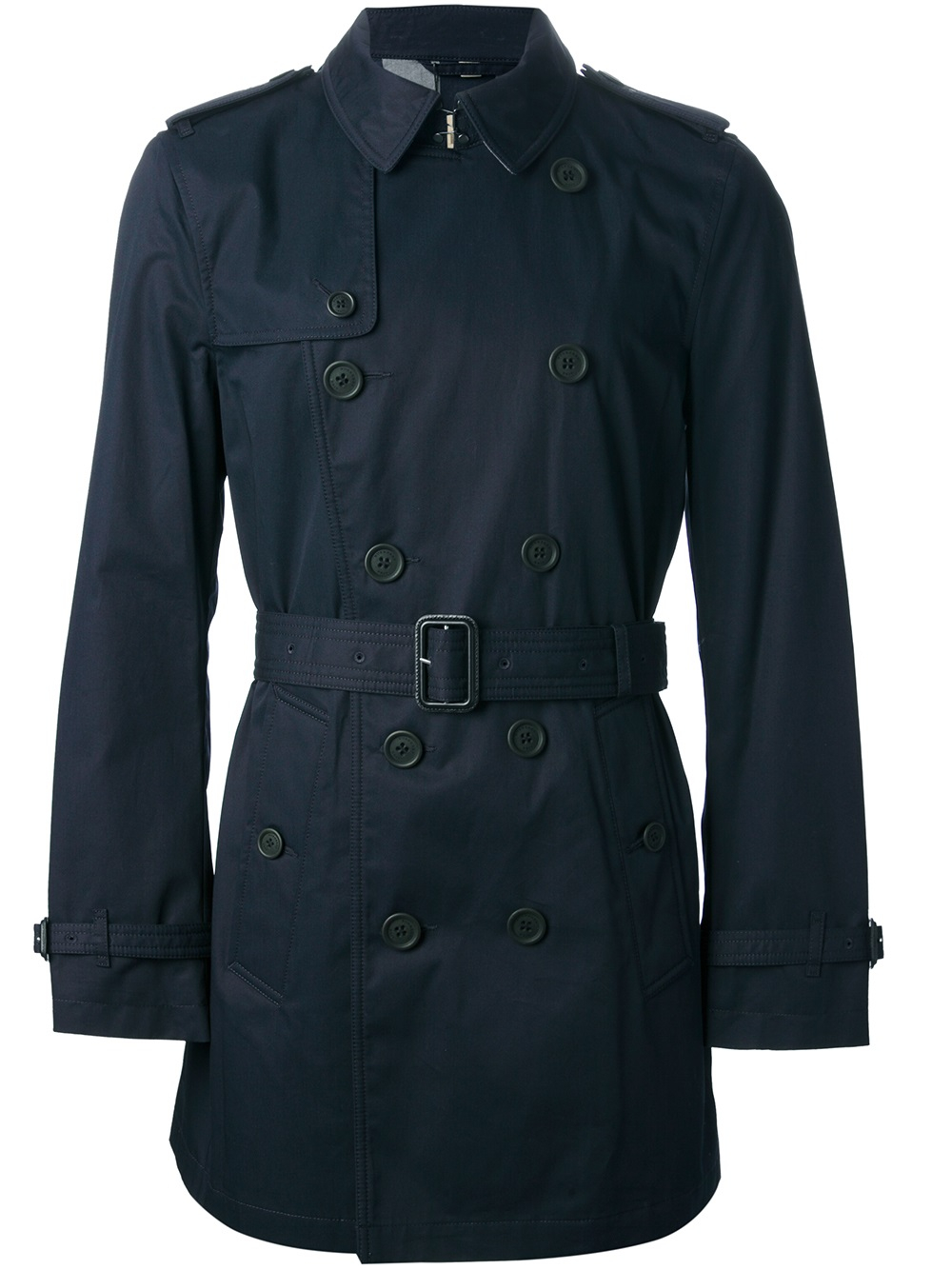 Burberry Brit Kensington Short Coat in Blue for Men | Lyst