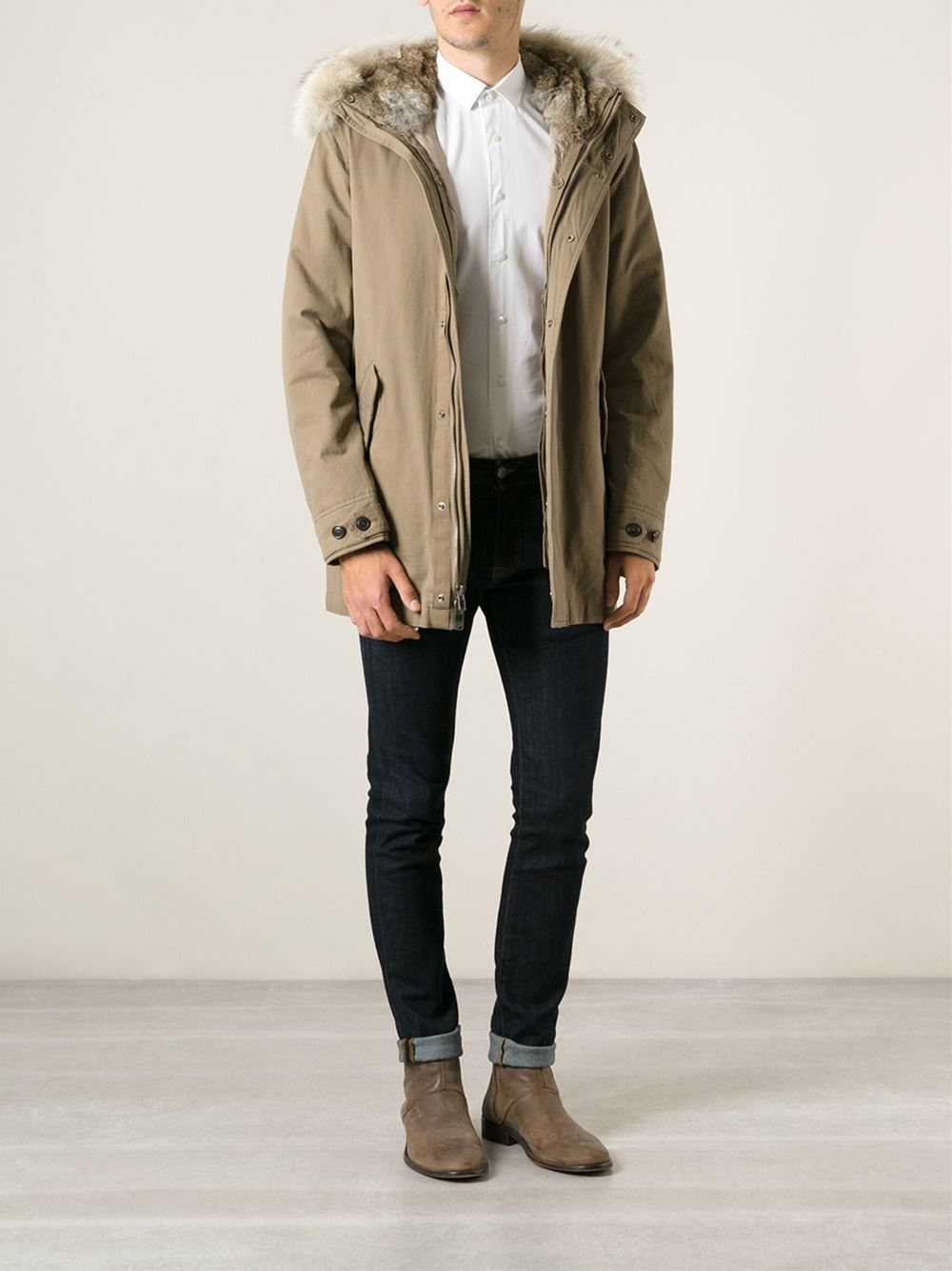 Woolrich 'Eskimo' Parka in Natural for Men Lyst