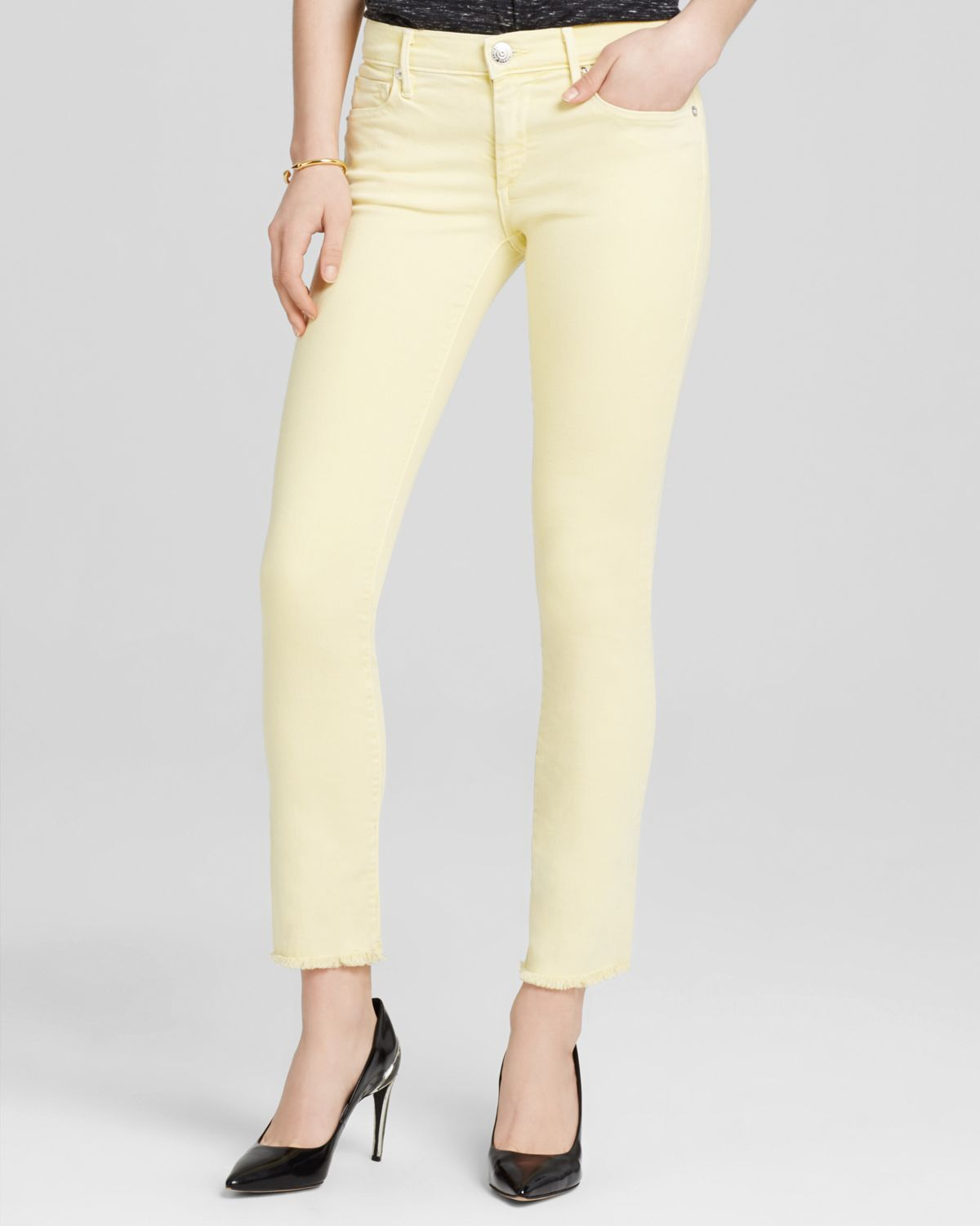 yellow true religion jeans