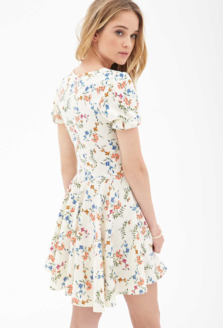 forever 21 contemporary floral dress