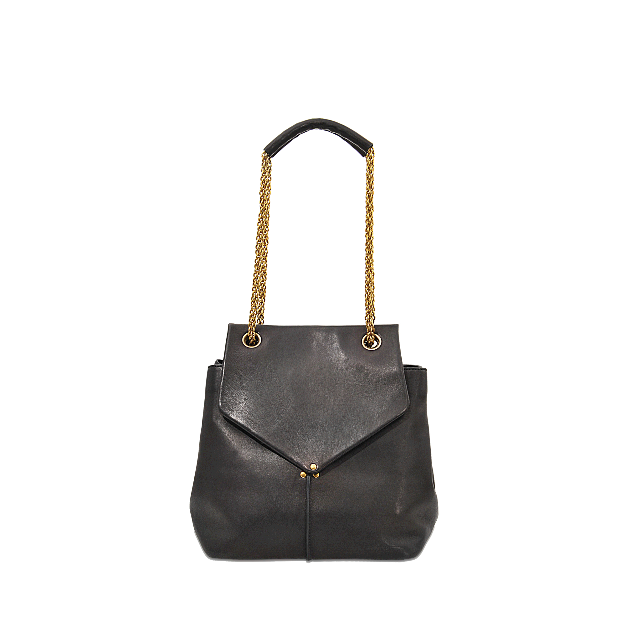 Lyst Jérôme Dreyfuss François Bag In Lambskin Black Gallery