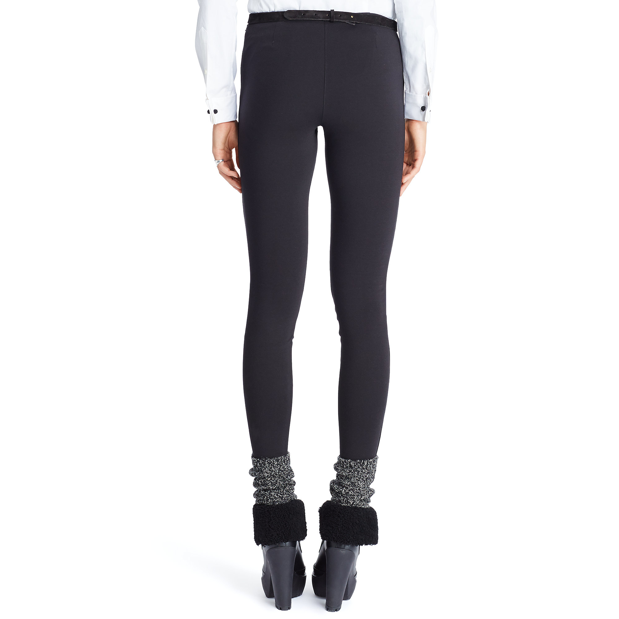 Lyst - Polo Ralph Lauren Tuxedo-stripe Legging in Black Gallery
