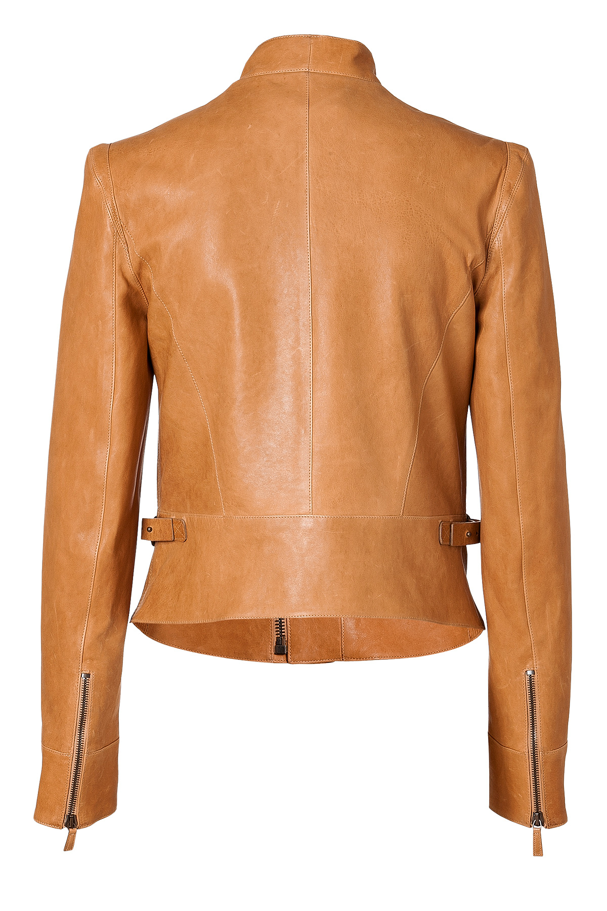 Vanessa Bruno Caramel Leather Jacket In Brown Lyst Gallery