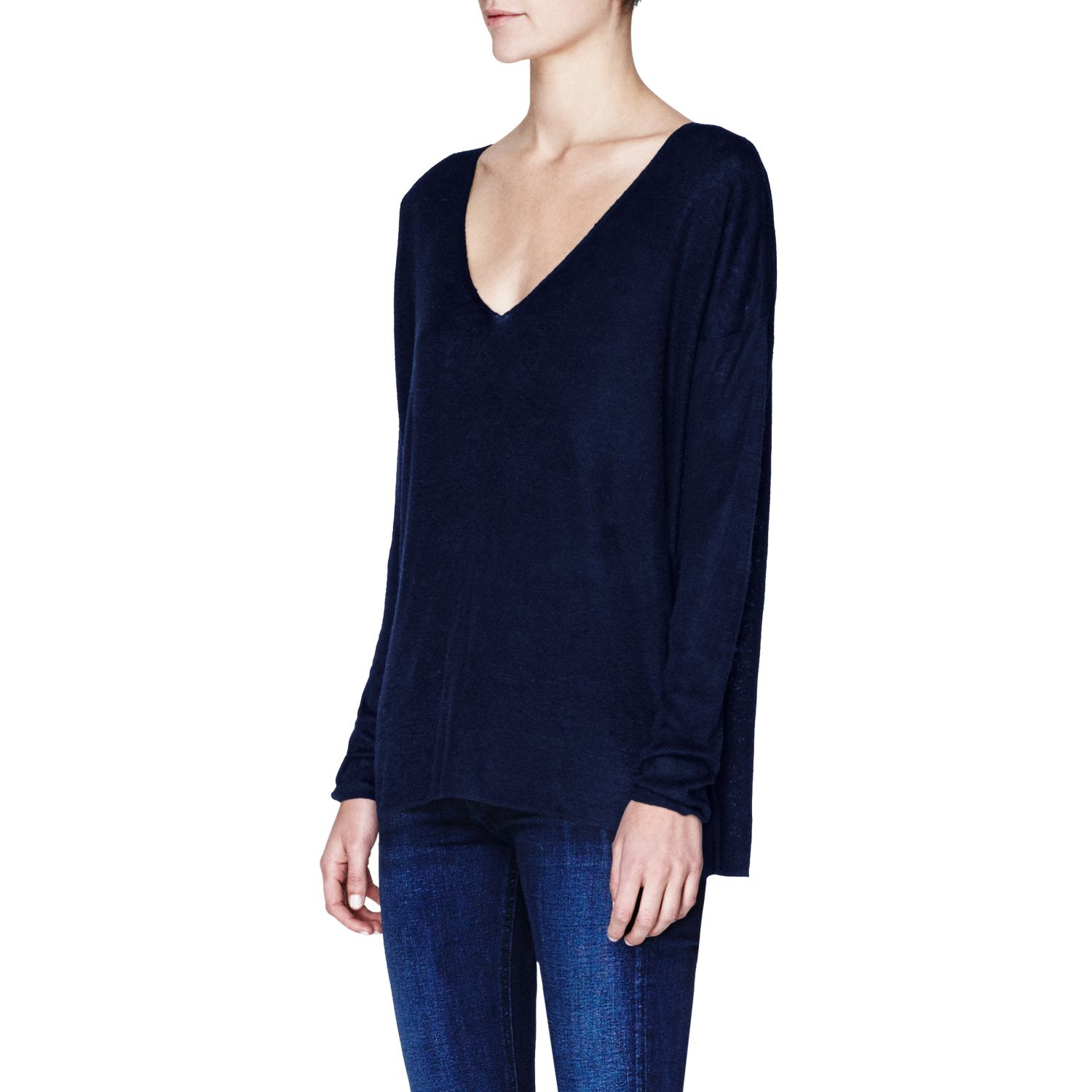 Lyst - Theory Larlissa Sweater in Sag Harbor in Blue