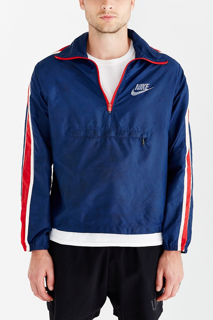 Without walls Vintage Nike Racing Stripe Windbreaker Jacket in Blue for Men | Lyst