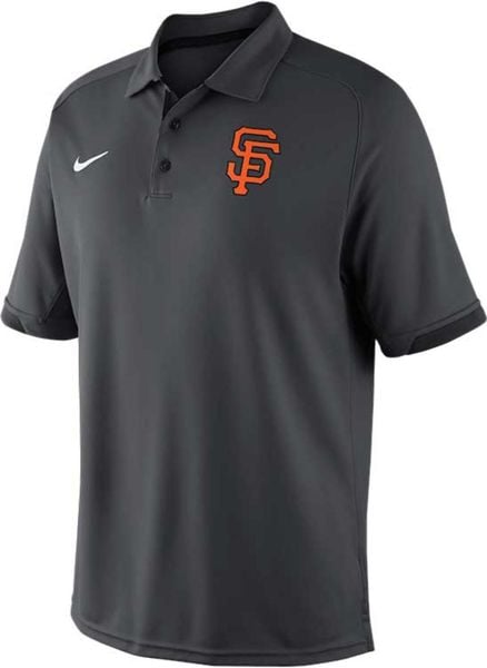 Nike Men'S San Francisco Giants Dri-Fit Training Polo Shirt in Gray for ...