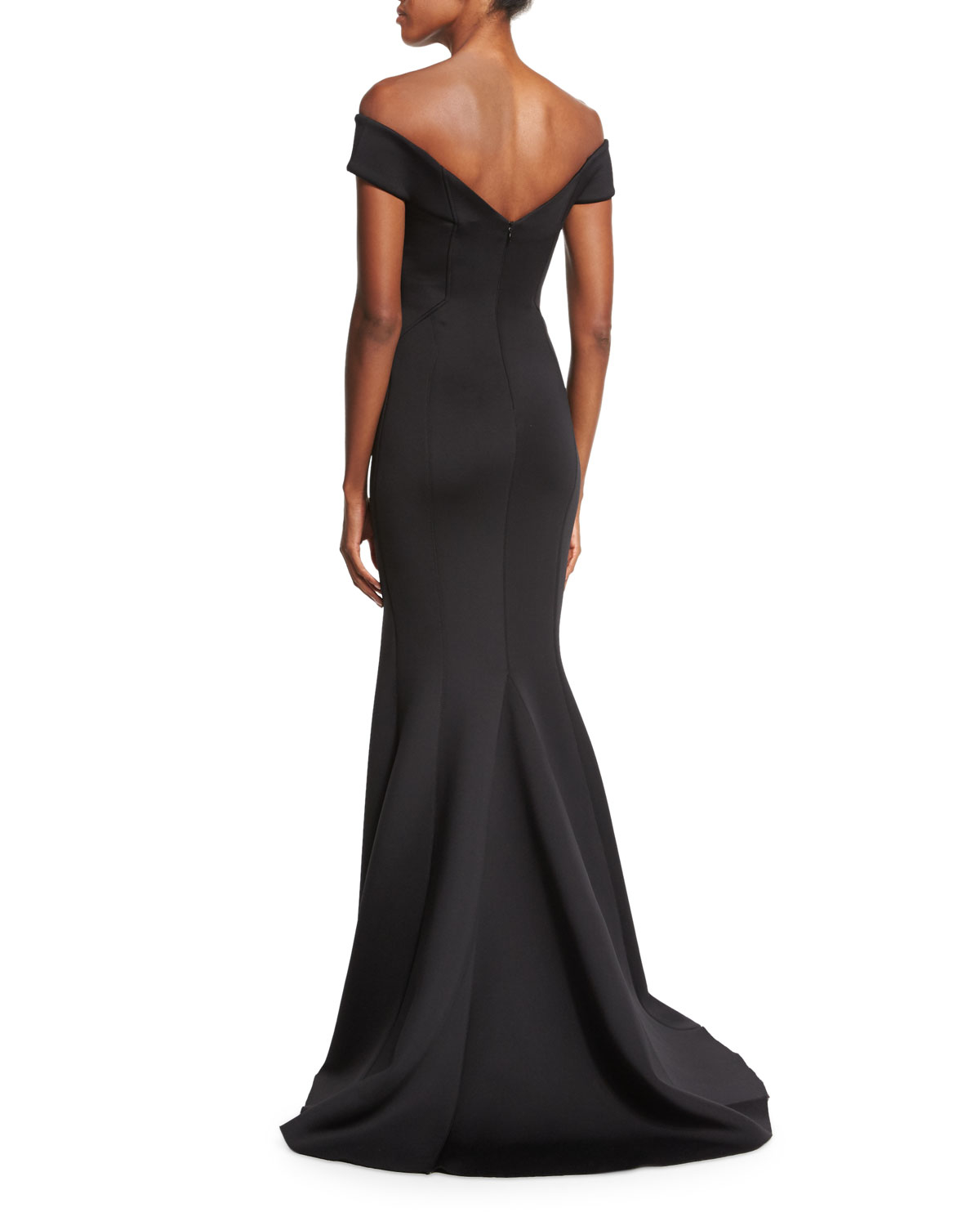rachel gilbert black gown