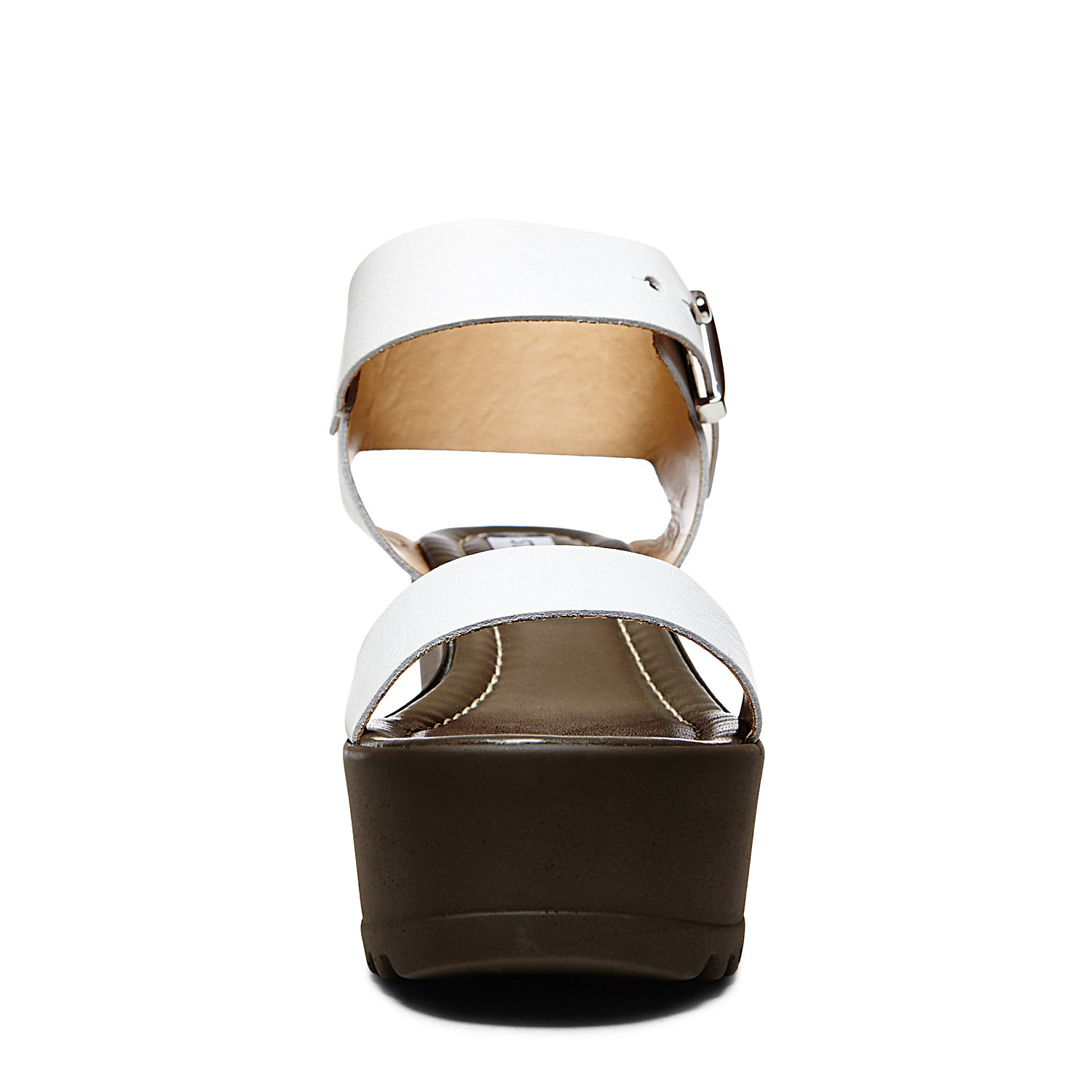 steve madden bass white leather