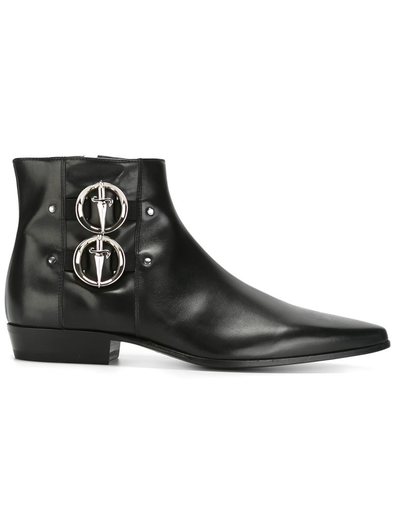 Lyst - Cesare Paciotti Ankle Boots in Black for Men