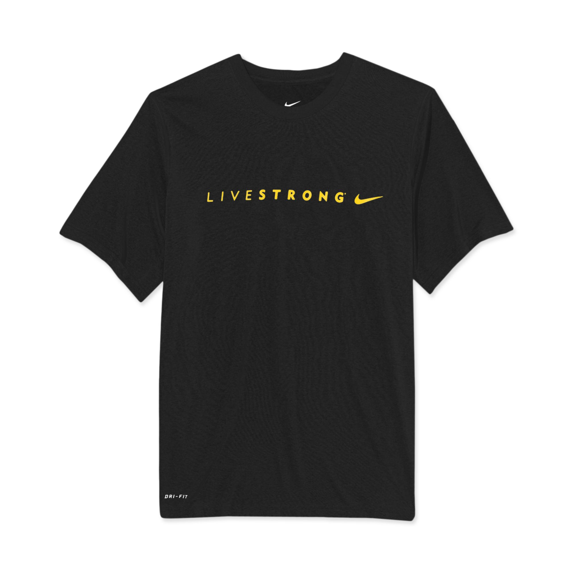 Lyst - Nike Livestrong Legend Running T-shirts in Black for Men