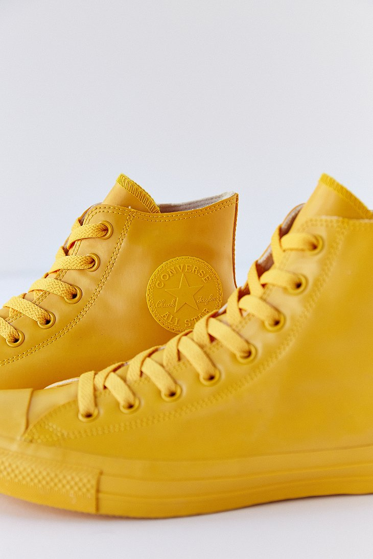 converse high tops mustard yellow