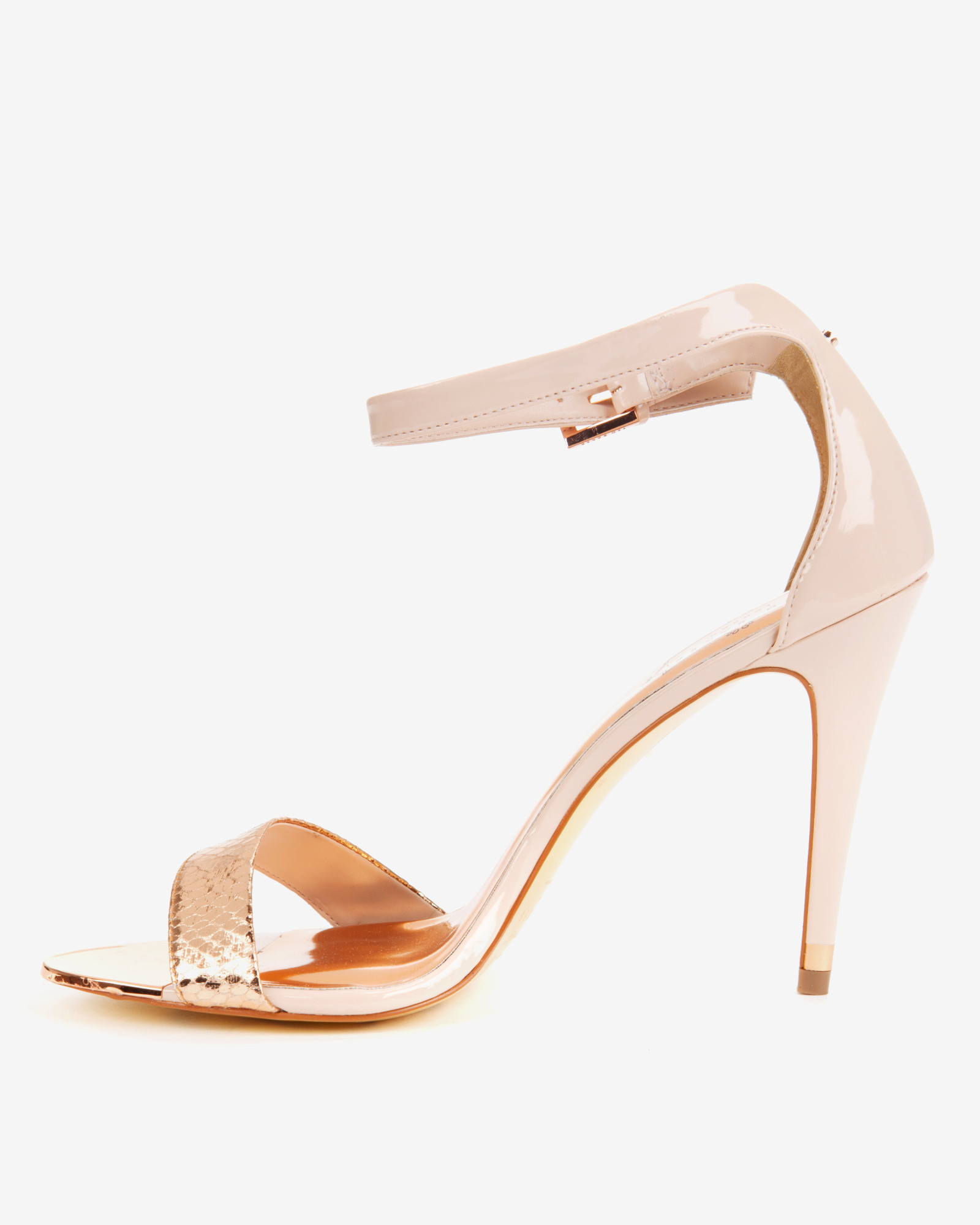 Lyst - Ted Baker Ankle Strap Sandals in Pink