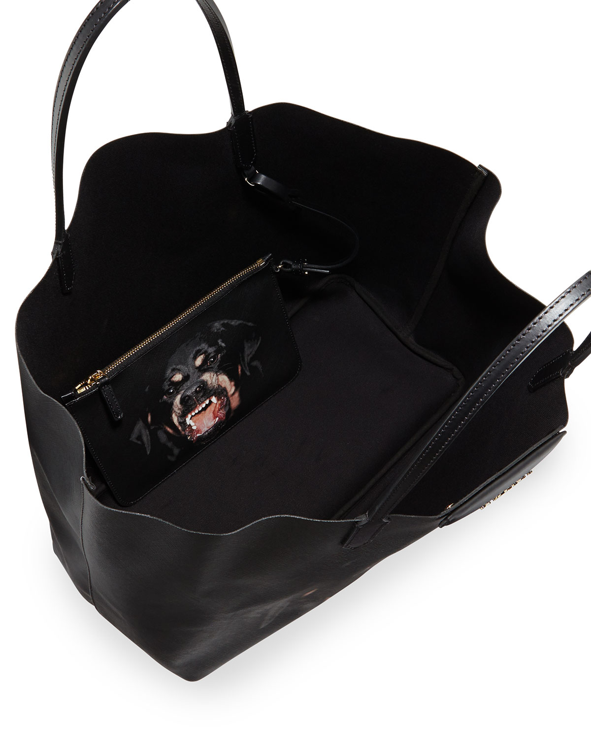 Lyst - Givenchy Antigona Large Coated Canvas Shopping Tote Bag in Black