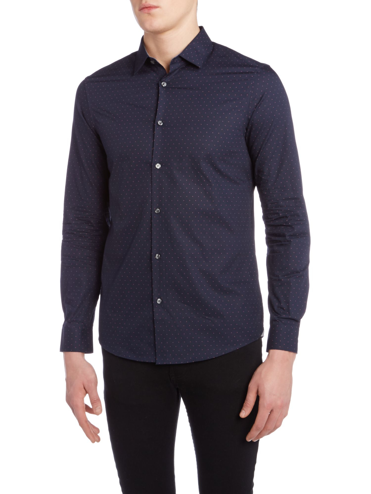 michael kors polka dot top