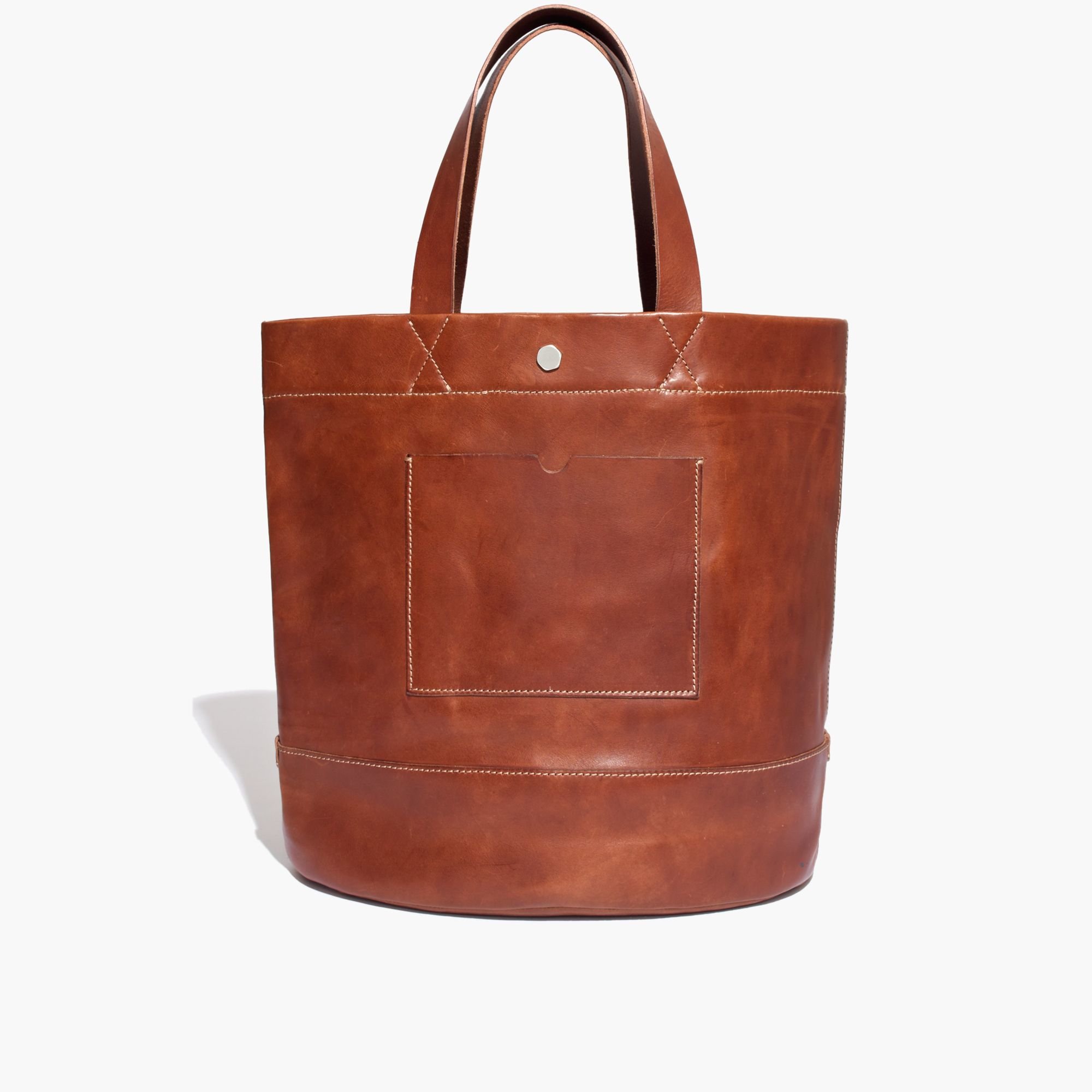 Lyst - Madewell Rivet & Thread Bucket Tote in Brown