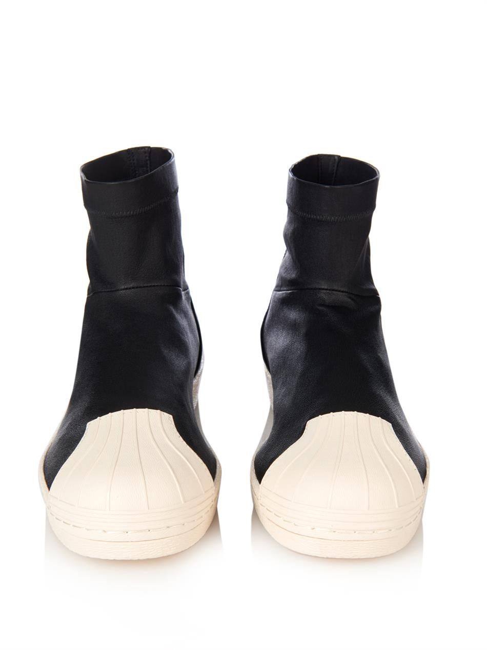 lyst rick owens x adidas superstar pivot formatori in nero per gli uomini. lyst rick owens x adidas superstar pivot formatori in nero per gli uomini.