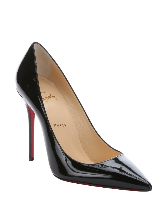 christian louboutin decollete 554 100 patent leather pumps christian louboutin decollete 554 100 patent leather pumps