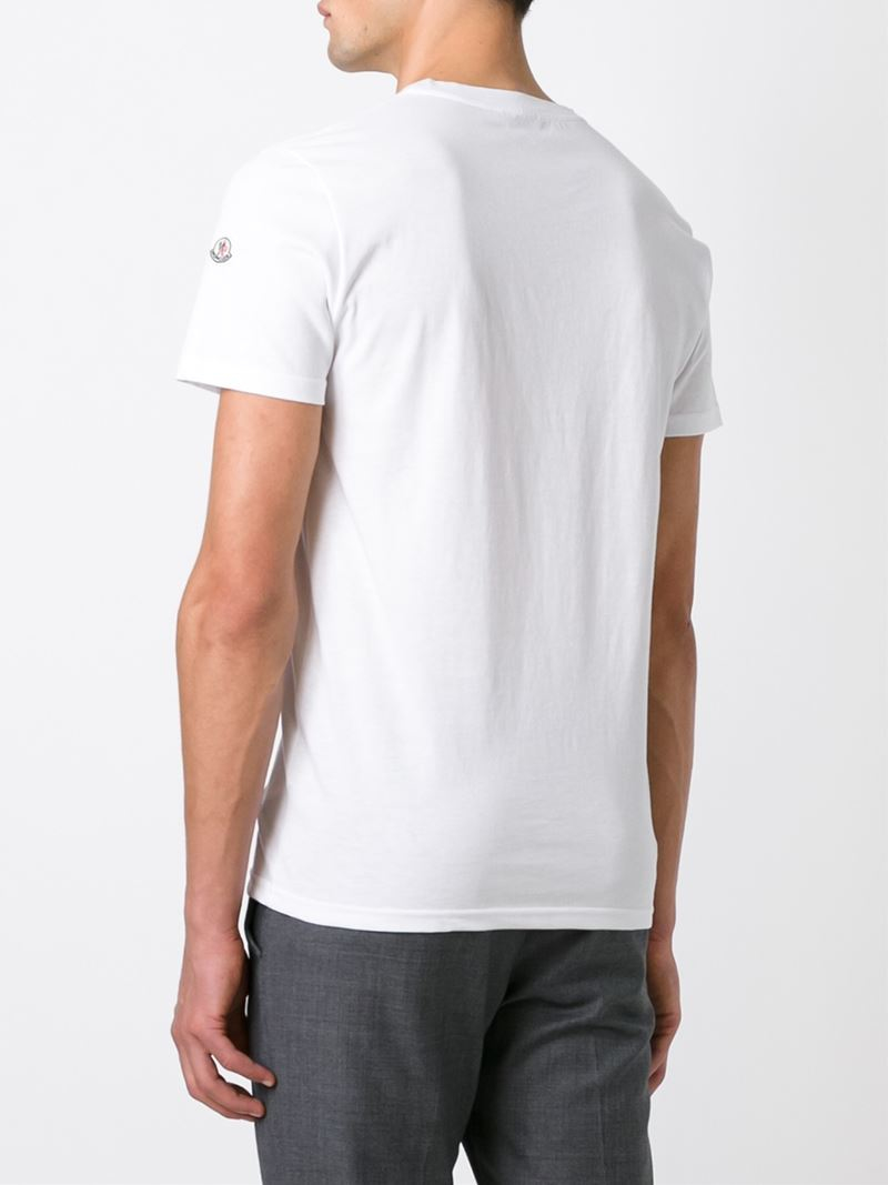 moncler white tee moncler white tee