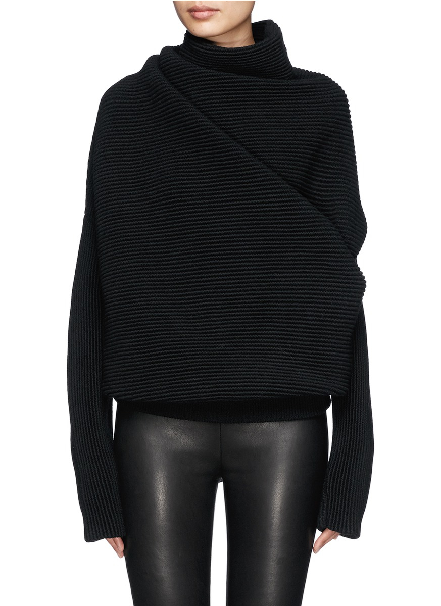 Acne studios 'galactic' Oversize Chunky Knit Turtleneck Sweater in ...