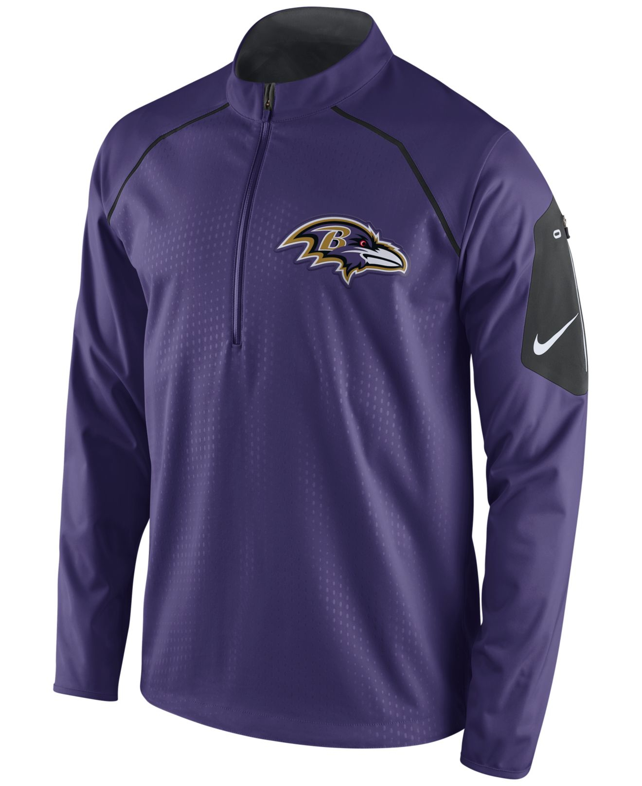 nike purple quarter zip