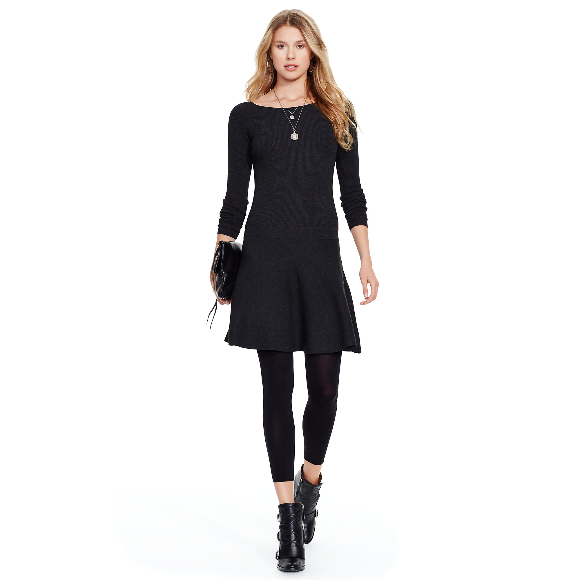 ralph lauren long sweater dress