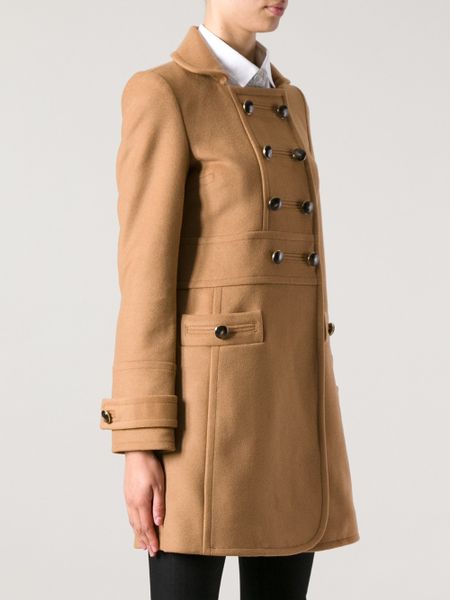 Marc By Marc Jacobs Boxy Peacoat in Beige (nude & neutrals) | Lyst