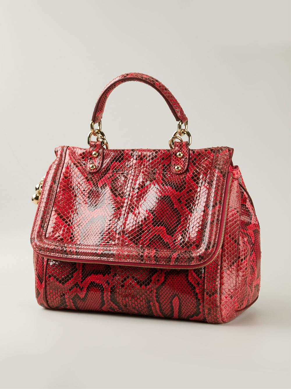 dolce gabbana sicily bag red