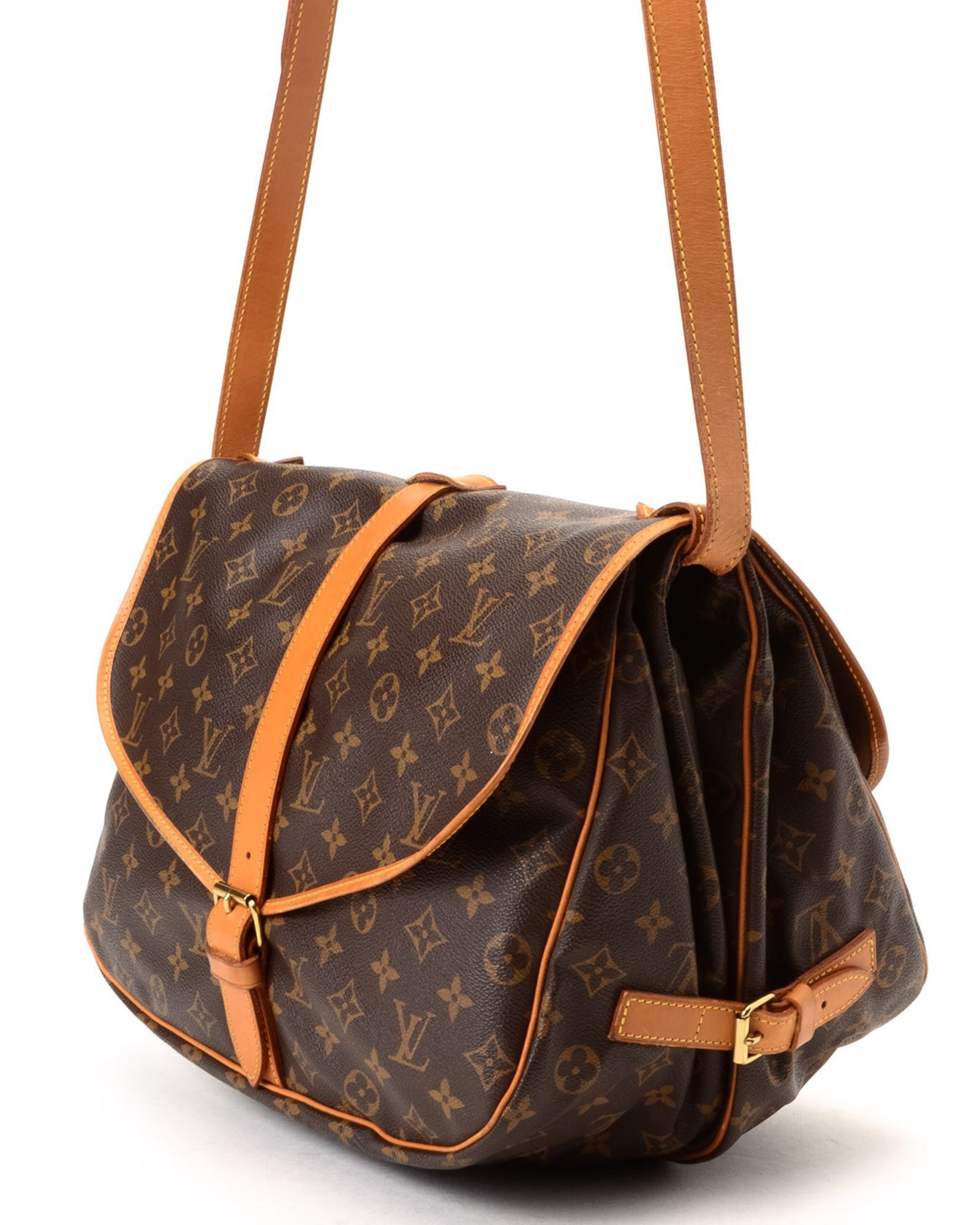 Lyst - Louis Vuitton Crossbody Bag - Vintage in Brown