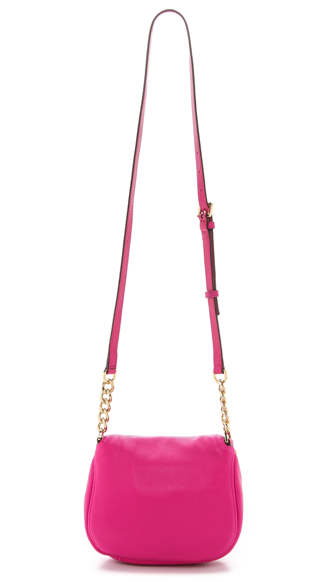 Lyst - Michael Michael Kors Bedford Flap Cross Body Bag Luggage in Pink