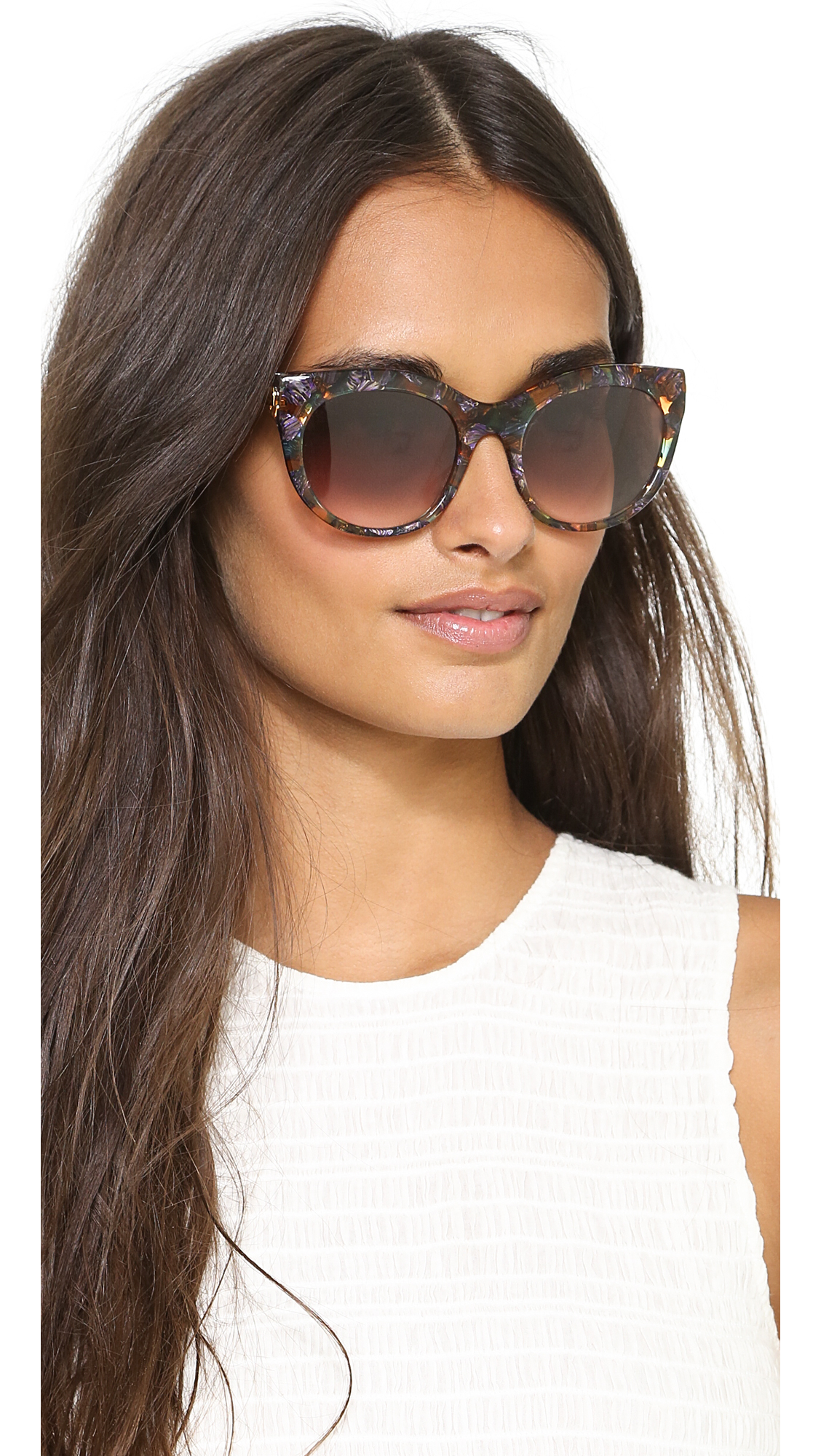 Lyst - Thierry Lasry Glitzy Sunglasses Multibrown Gradient in Brown
