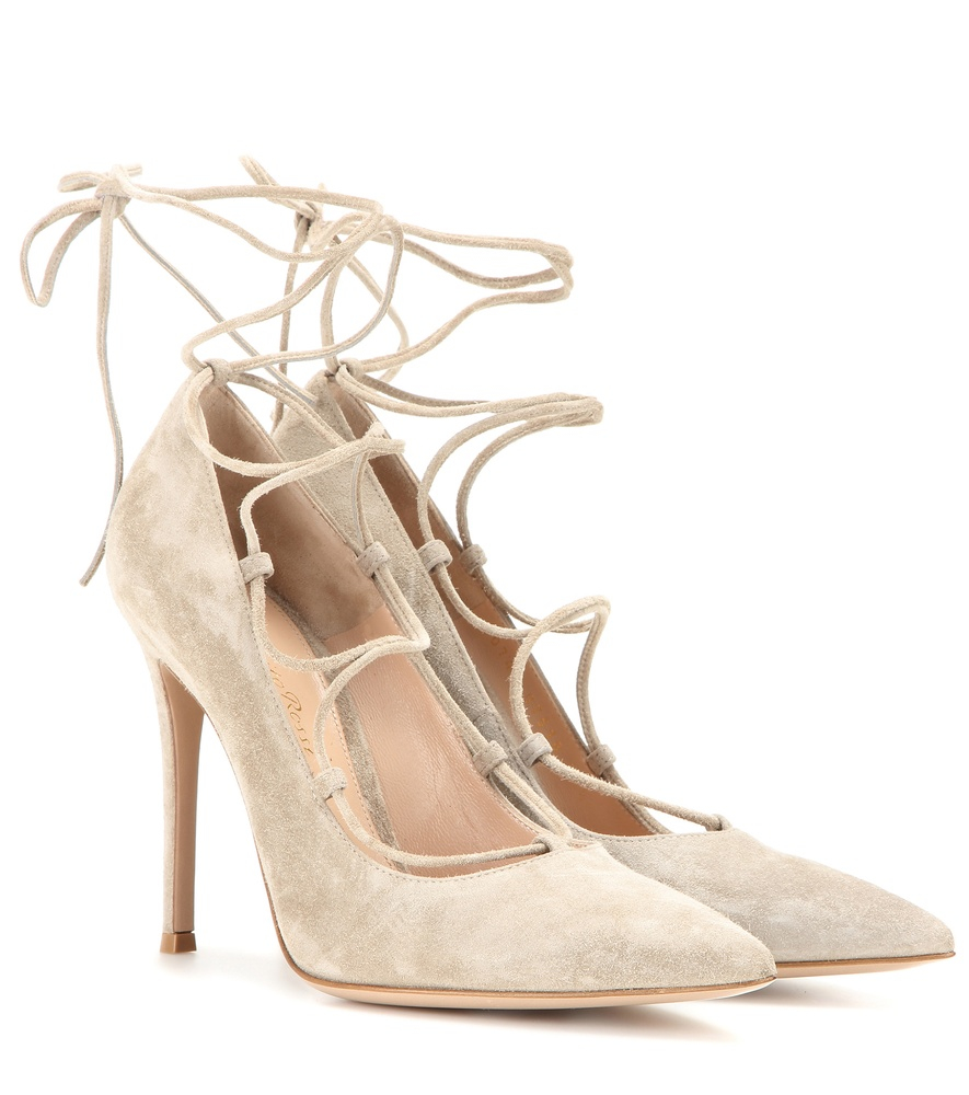 gianvito rossi lace up pumps