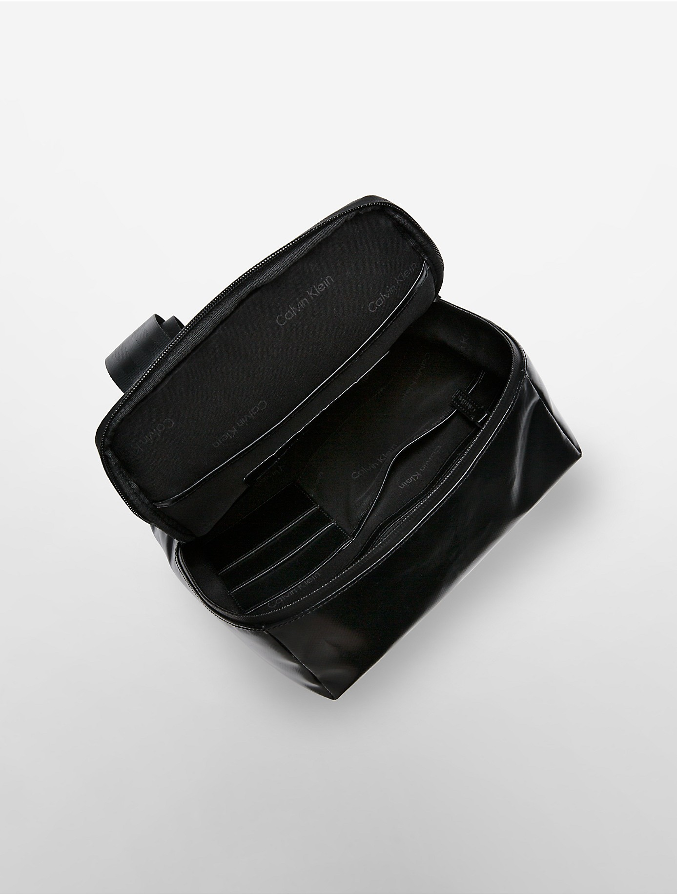 Calvin klein Jeans Logo Sling Backpack in Black for Men Lyst